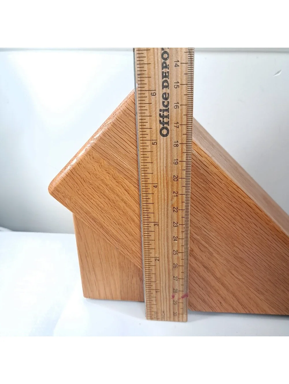 Vintage Cutco 5 Slot Knife Block Holder Wooden Wood Honey Oak knives